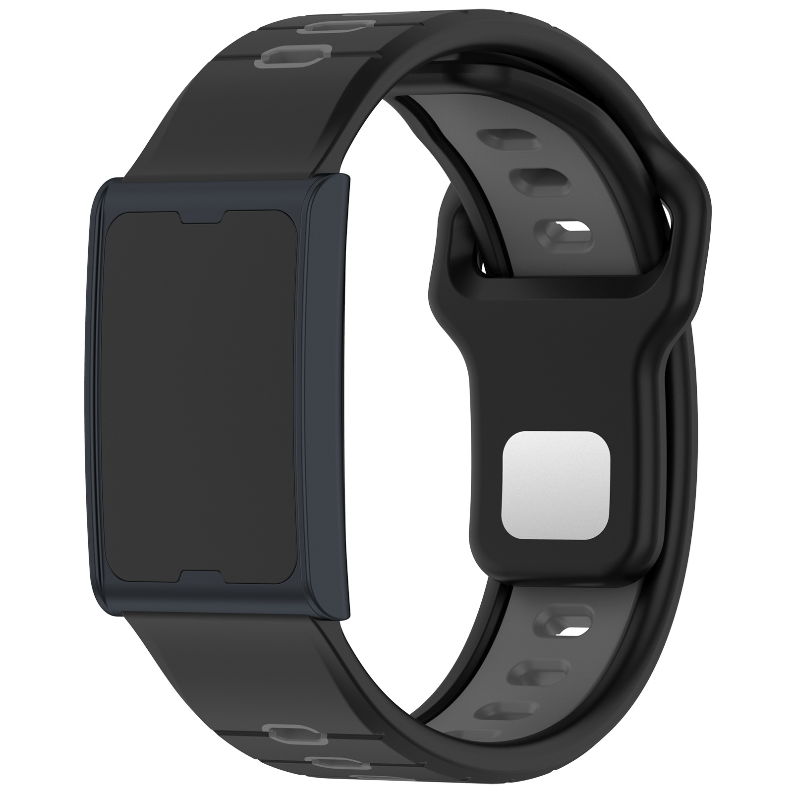 Suitable for Huami Amazfit Helio Strap silicone strap Active20/22MM horizontal two-color wrist strap 5