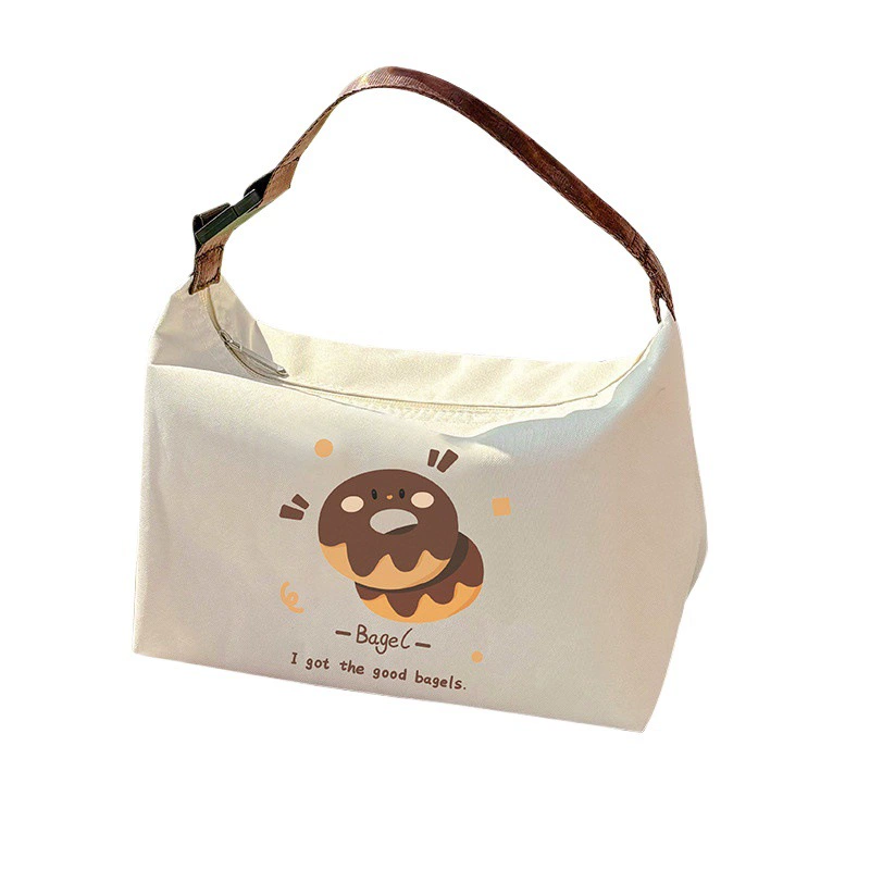 Портативная льняная сумка для учащихся начальной школы, вместительная сумка-обед, пикниковая сумка, пакет для продуктов, увеличенная толщина