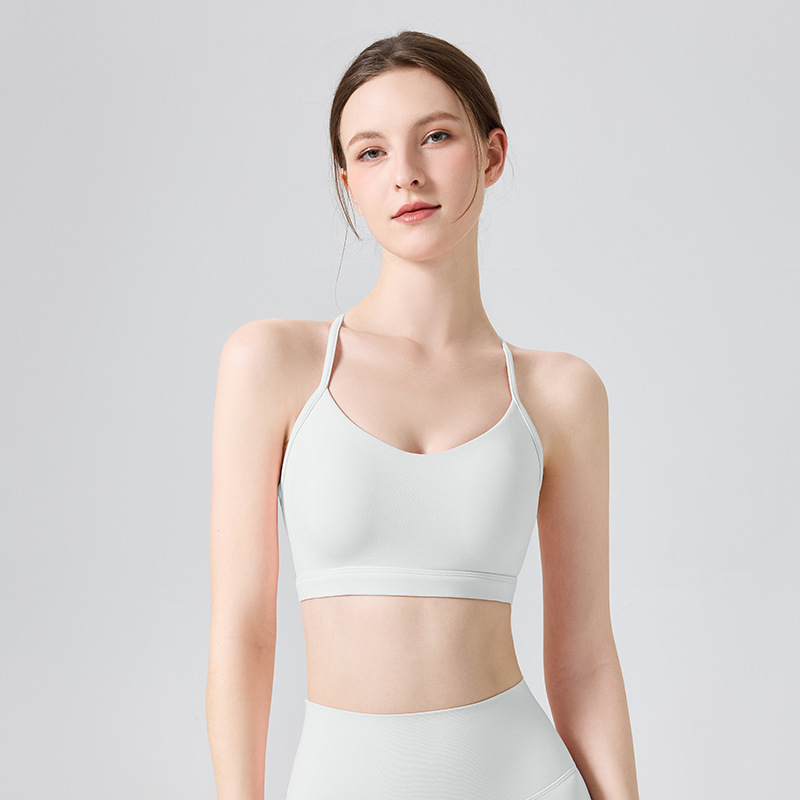 N66 Leica desnuda ropa interior deportiva antichoque para correr bra de fitness integral en forma de Y chaleco de yoga