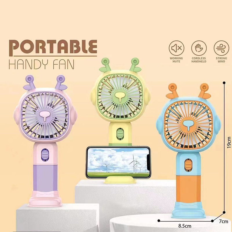 Verano USB mini ventilador de carga gran viento silencioso al aire libre portátil pequeño ventilador de bolsillo regalos al por mayor