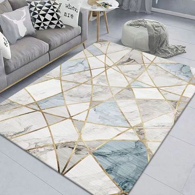 Cross border Premium carpet Modern living room ins Northern Europe printing Mat villa a living room tea table carpet