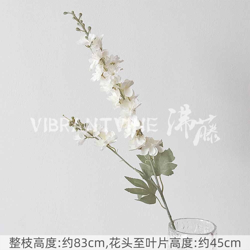 Arreglo de flores de guía de diseño de bodas blanco Arreglo de flores de guía Sala de estar del hotel Decoración de flores falsas Fábrica de flores artificiales al por mayor