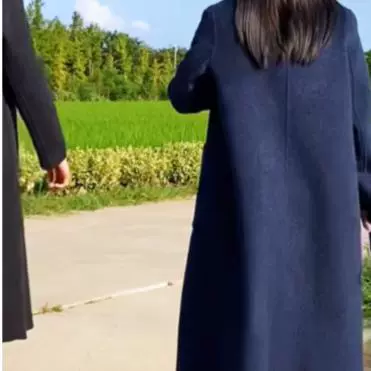 【Модное теплое】Новое двухстороннее шерстяное пальто средней длины, длинное, теплое и элегантное.