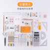 Capacious double-layer fresh pencil case, handheld stationery suitable for men and women