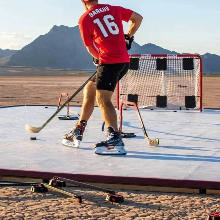 旱冰场仿真冰板 超高分子量聚乙烯板 润滑耐磨冰上项目用溜冰场板