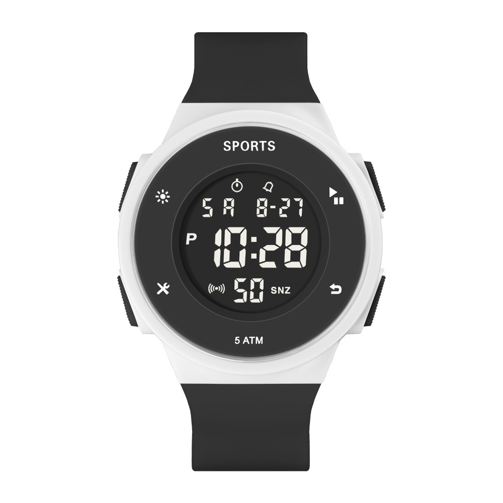 Reloj electrónico de luz nocturna de tendencia simple para estudiantes de secundaria junior alarma multifuncional cronometraje reloj electrónico deportivo