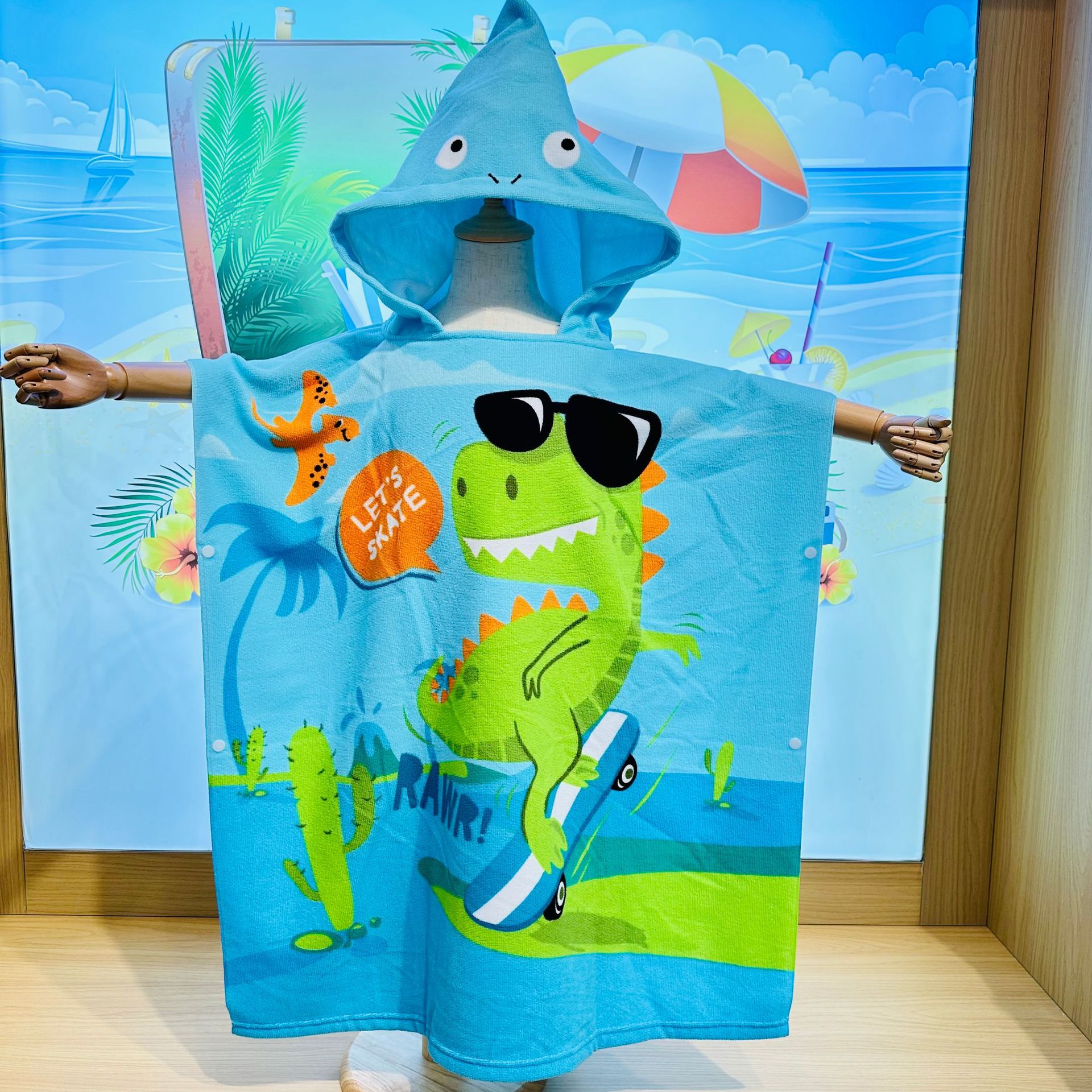 스케이트 보드 공룡 "70*150cm]