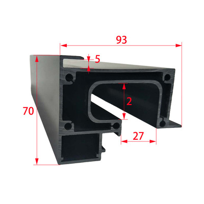 Guangdong Manufactor Squeeze Heterosexual Plastic Profiles Plastic Light Profiles pvc Profiles Freezer Profiles