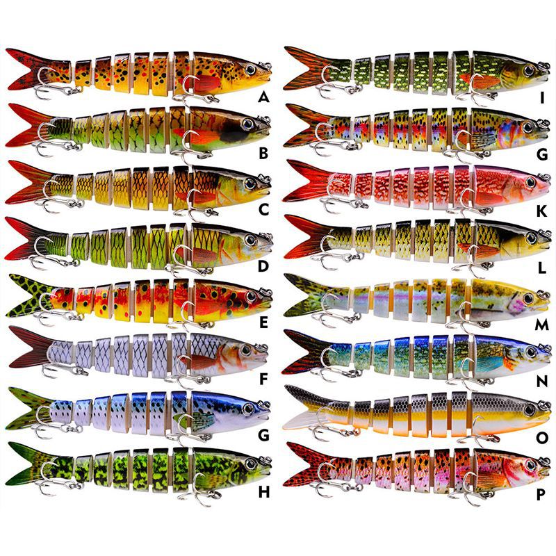 Nuevo en stock cm/19G multi-segmento Luya cebo plástico multi-Sección cebo biónico cebo duro al por mayor