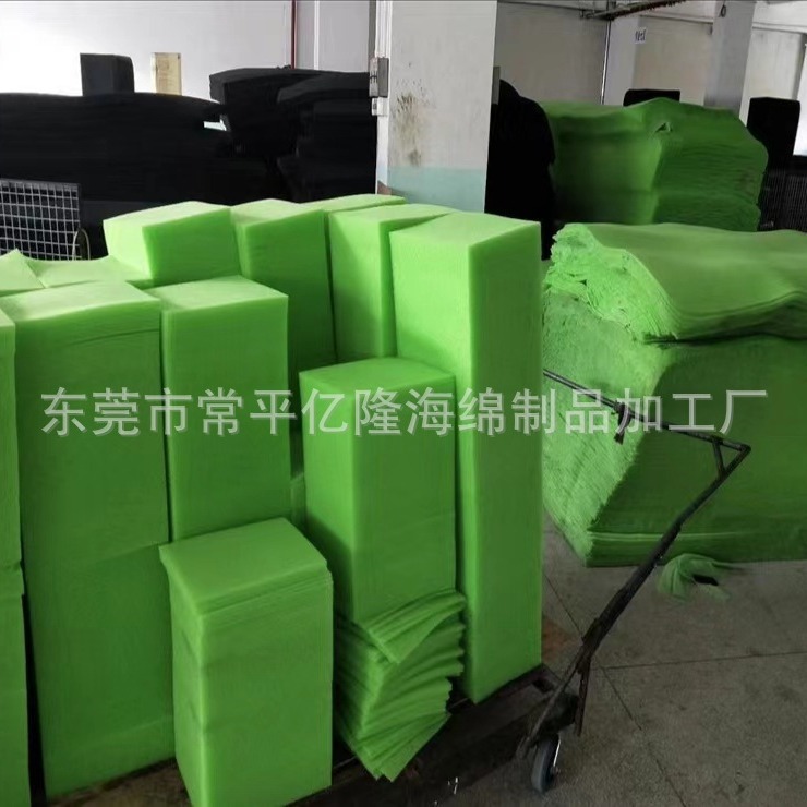 绿色过滤棉厚0.8厘米粗孔透气沥水海绵垫冰箱防霉果蔬保鲜海绵垫