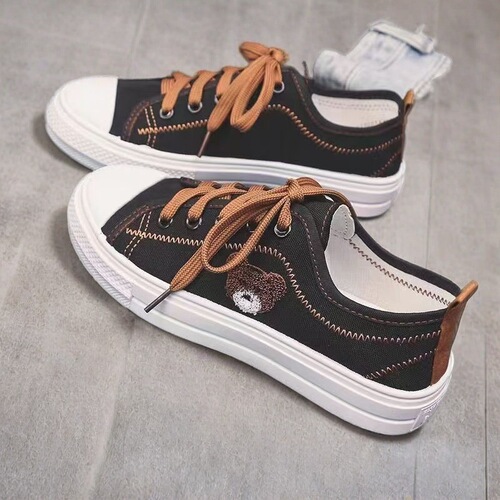 Classic low-top men's canvas shoes, Spring and Autumn new style, trendy board shoes for men and students, Korean version, versatile white shoes for women, wholesale