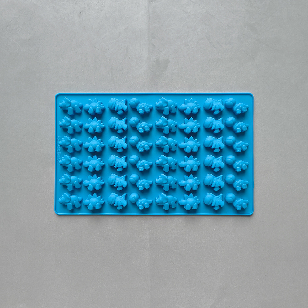 48 incluso pequeño dinosaurio 132 molde de silicona de caramelo DIY caramelo chocolate galleta pastel decoración plug-in