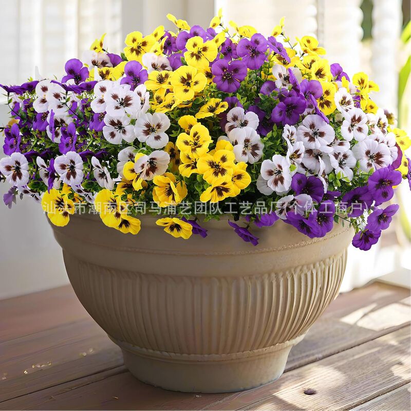 Amazon Green Plant Phalaenopsis Artificial Flower Pansy Bouquet Artificial Flower Silk Flower Wedding Home Office Outdoor Decoration Amazon Green Plant Phalaenopsis Artificial Flower Pansy Bouquet Artificial Flower Silk Flower Wedding Home Office Outdoor Decoration