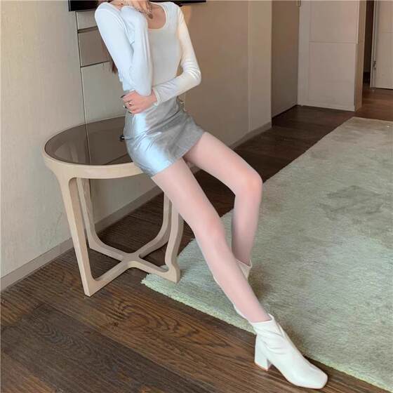 Ultra-thin Baby's Sky Star Ultra-thin Pearlescent Silk Stockings Women's Shiny Pantyhose Light Leg Artifact