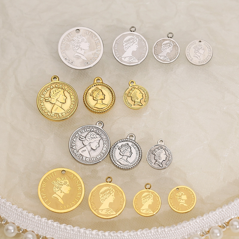 Human, Letter Pattern Simple Style Style 1 Piece Stainless Steel 18K Gold Plated Human Letter Pendant