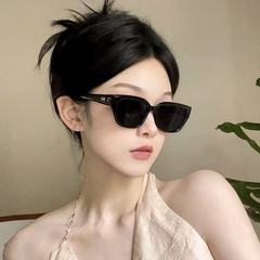 gm墨镜女复古方块猫眼造型防紫外线太阳眼镜男方圆脸显瘦