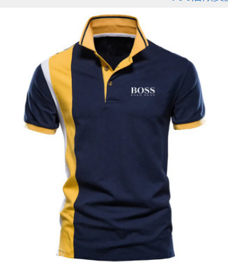 2024 nuevo Aliexpress transfronterizo verano delgado casual de manga corta cremallera estriada solapa camiseta camiseta polo