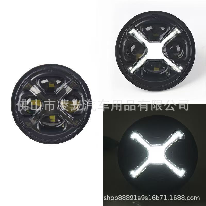 5.75inch New Model Cross-Border Trade High-Brightness Harley Motorcycle Headlight Modification Light Wrangler Led Headlight