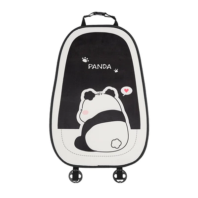 Cute Panda Car Seat Cushion, Seat cushion, seat cover - plush-back-panda-cushion-backrest