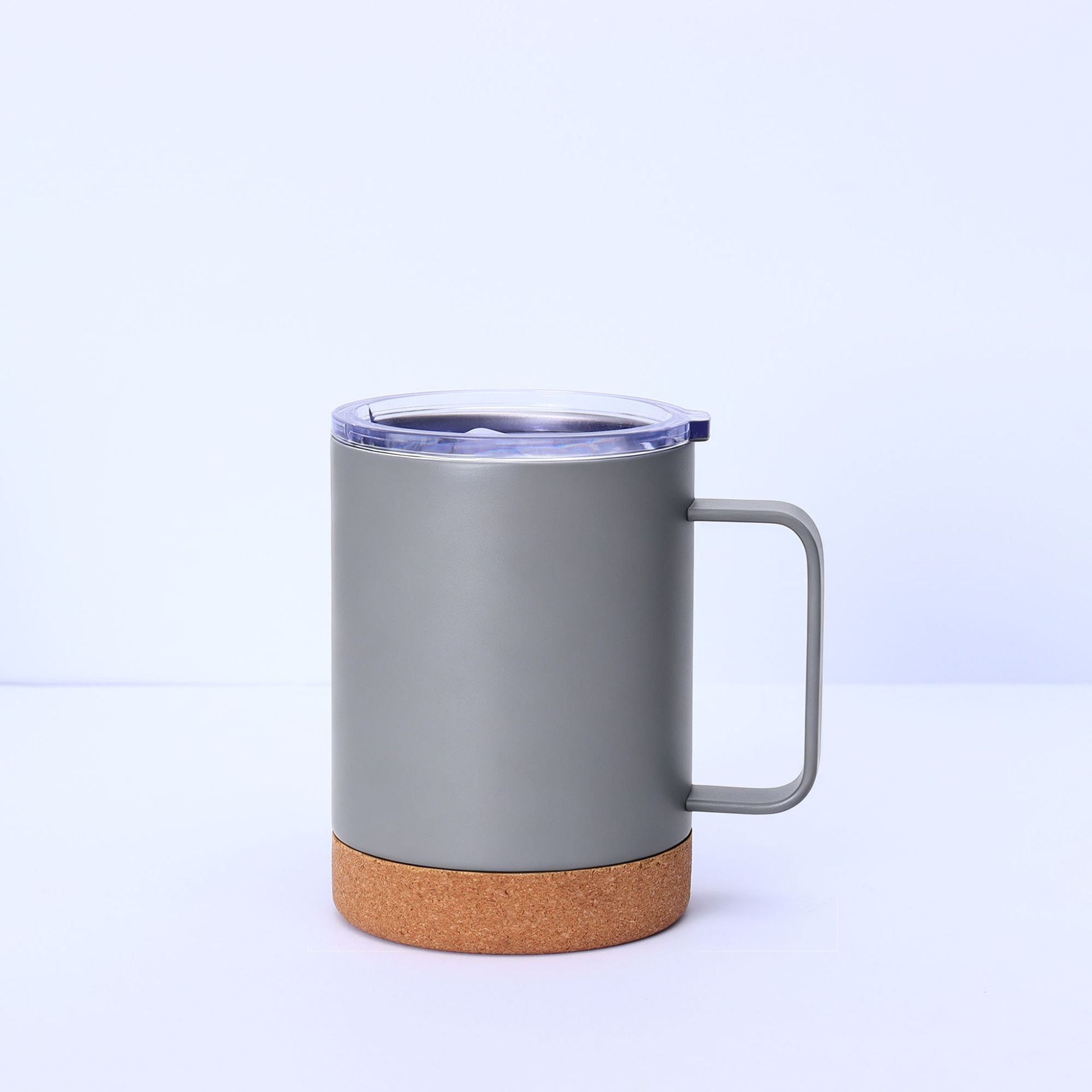 12oz Grey Strap Handle