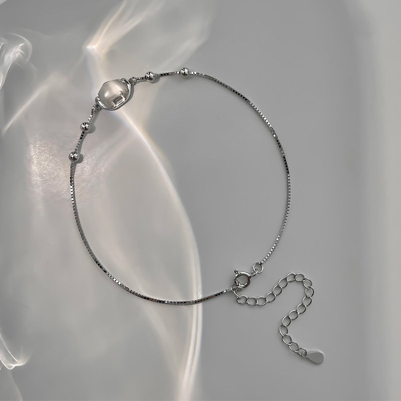 925 plata esterlina Ruyi cadenas de tocalera para mujeres verano 2024 nueva moda simple y fresca nicho diseño de aire frío ins