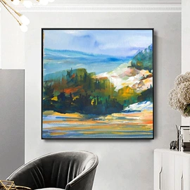 现代装饰画;油画;工艺画