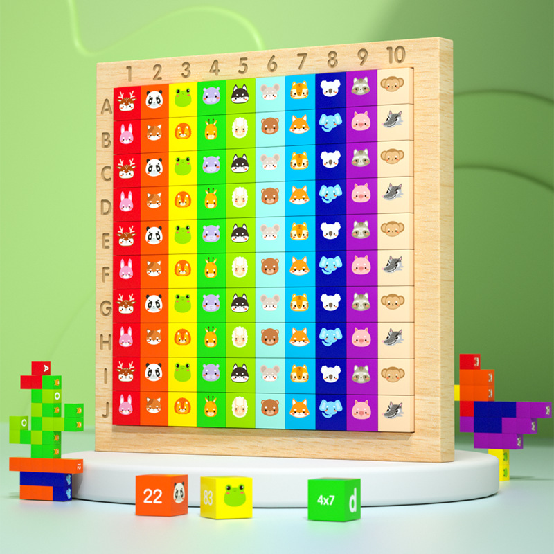 Colisión de animales para niños 1-100 matemáticas Educación Temprana bloques de construcción juguetes para niños de 1 a 3 años letras inglesas ilustración material didáctico