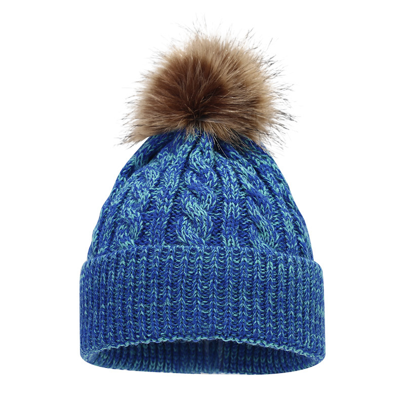 Kid's Basic Simple Style Solid Color Wool Cap display picture 4