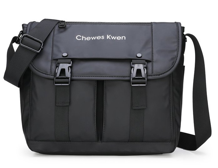 Borsa a tracolla in tessuto Oxford anti-schizzi da uomo, borsa a tracolla retrò da postino, borsa in tessuto di nylon, borsa da uomo_voghion.com