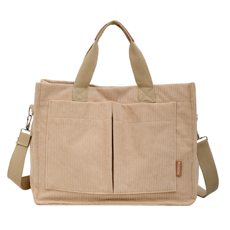 Bolso para mujeres 2022 nuevo estilo coreano de gran capacidad bolso de lona de bolsillo de bolso de hombro para estudiantes bolso de mano moda