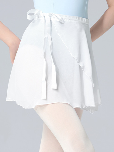 Dance skirt Short skirt Ballet training skirt One-piece chiffon skirt Adult gymnastics art examination gauze skirt