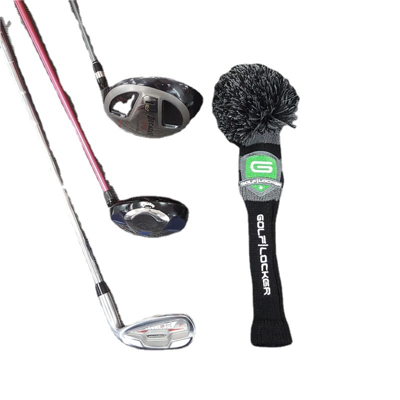 GOLF cubierta protectora cubierta de lana de punto cubierta de lana jacquard cubierta de GOLF SETS multi-color opcional
