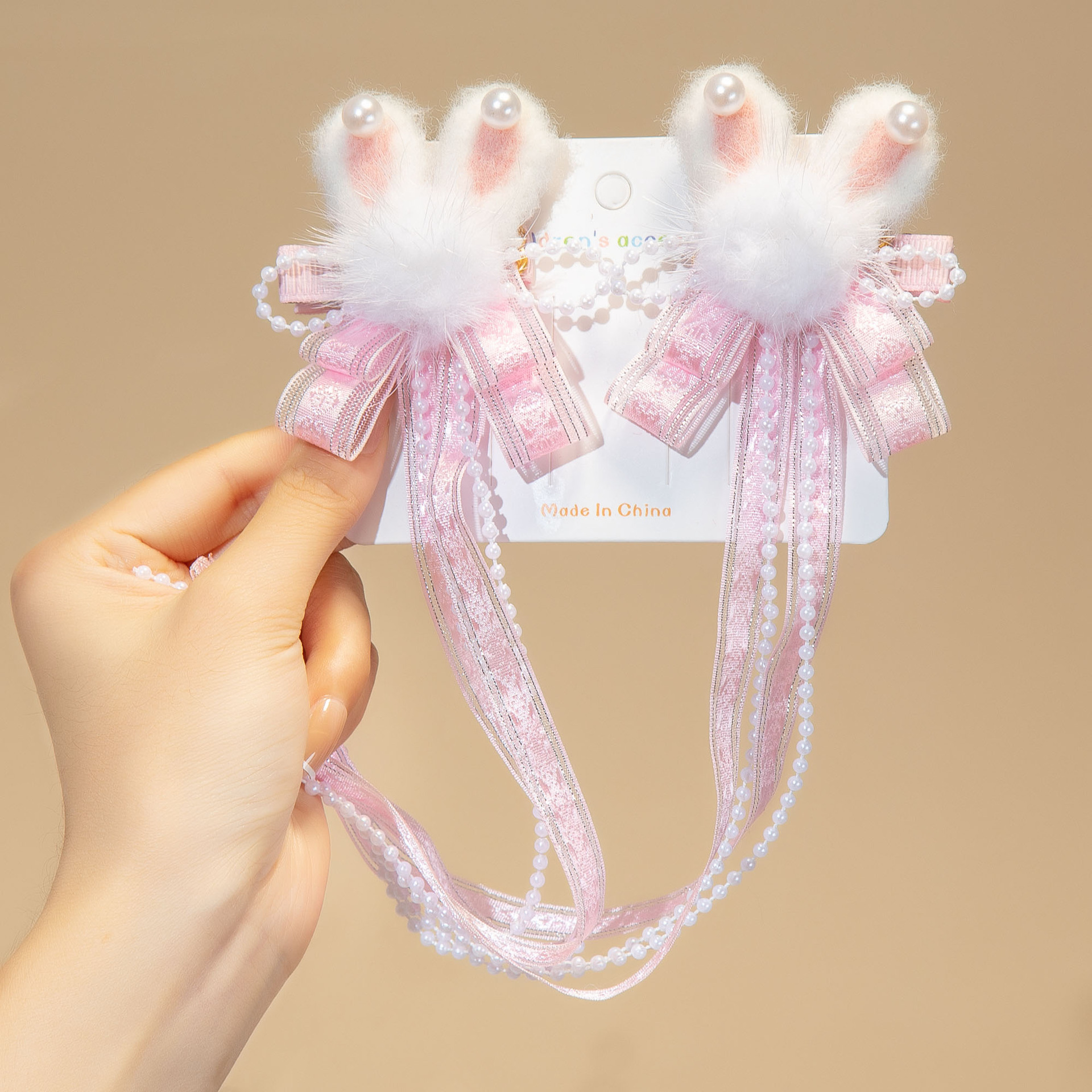 Año Nuevo horquilla accesorios para el cabello de los niños Hanfu estilo antiguo borla arco horquilla niña bebé peluca trenza cabeza Accesorios