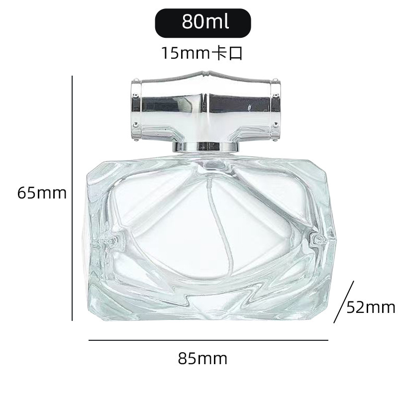 80ml 알몸 병; 투명한; 유리