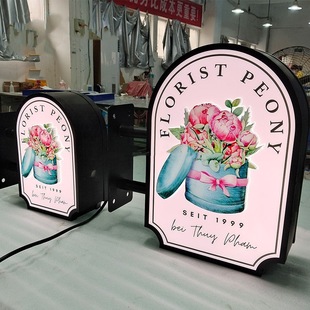 Senya cross-border LED sign board outdoor business double-sided advertising light box store store