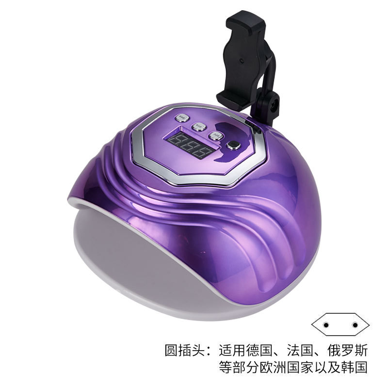 Lámpara de Uñas de Alta Potencia de 280W con Luz Roja, Lámpara UV Portátil para Curar Esmalte de Uñas en Gel, Venta al por Mayor Transfronteriza