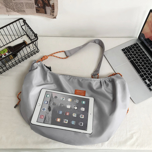 Men's bag new shoulder crossbody bag nylon sports large capacity travel men's backpack men's and women's shoulder bag