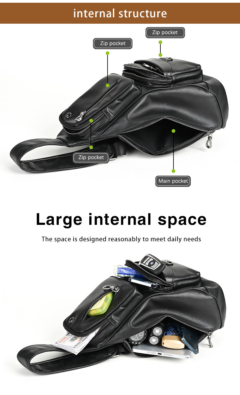 Nouveau sac à bandoulière multifonctionnel en cuir véritable Ultra doux pour hommes couche supérieure en peau de vache, sac à bandoulière tendance_voghion.com