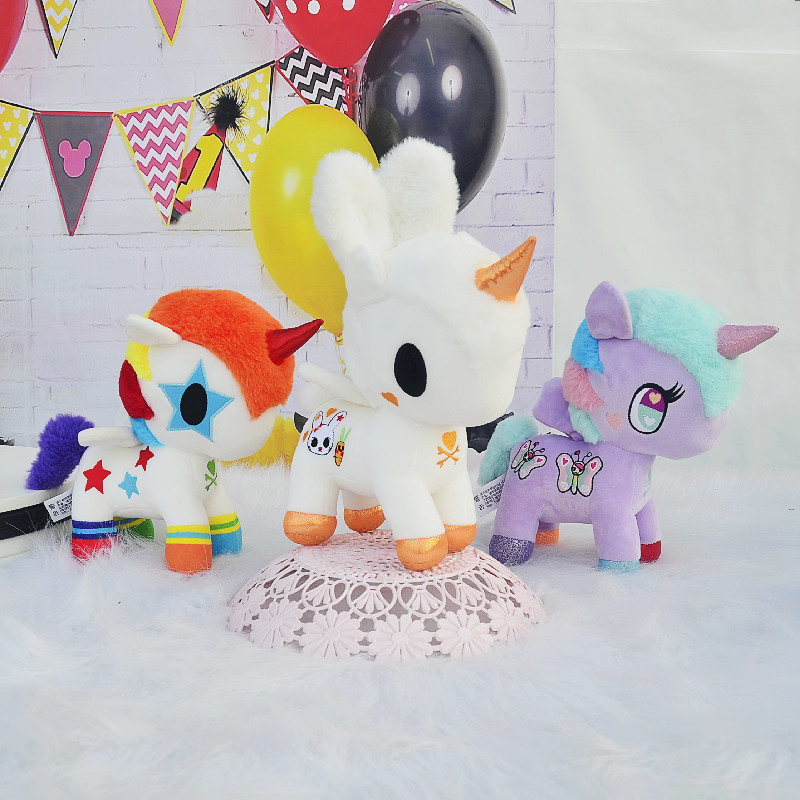 Genuino TokiDoki taoqi DOQI unicornio sirena muñeca de peluche de juguete conejo muñeca de trapo Mujer al por mayor