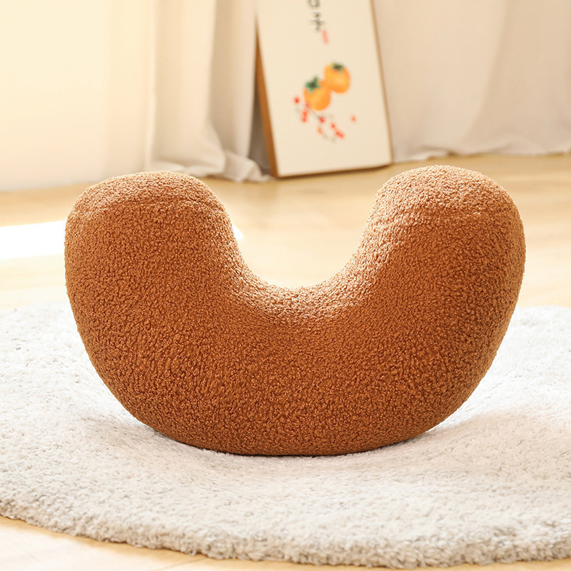 Ins almohada esférica blanca nórdica rosa almohada de torsión lunar donut anacaju geometría de forma diferente lote de respaldo
