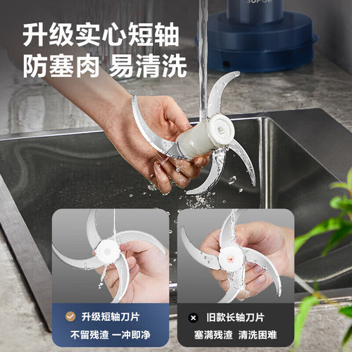 Supor meat grinder household stuffing grinder multifunctional cooking machine large capacity electric minced meat and vegetables JR55-U