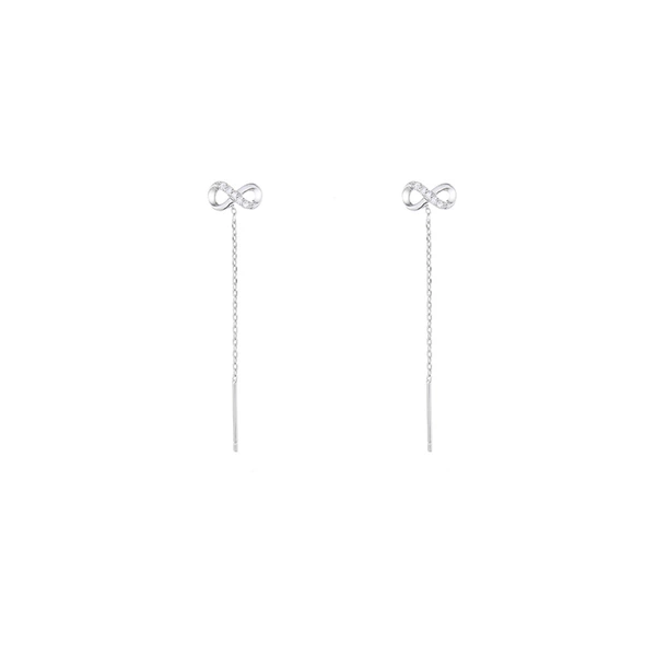 Platinum earrings