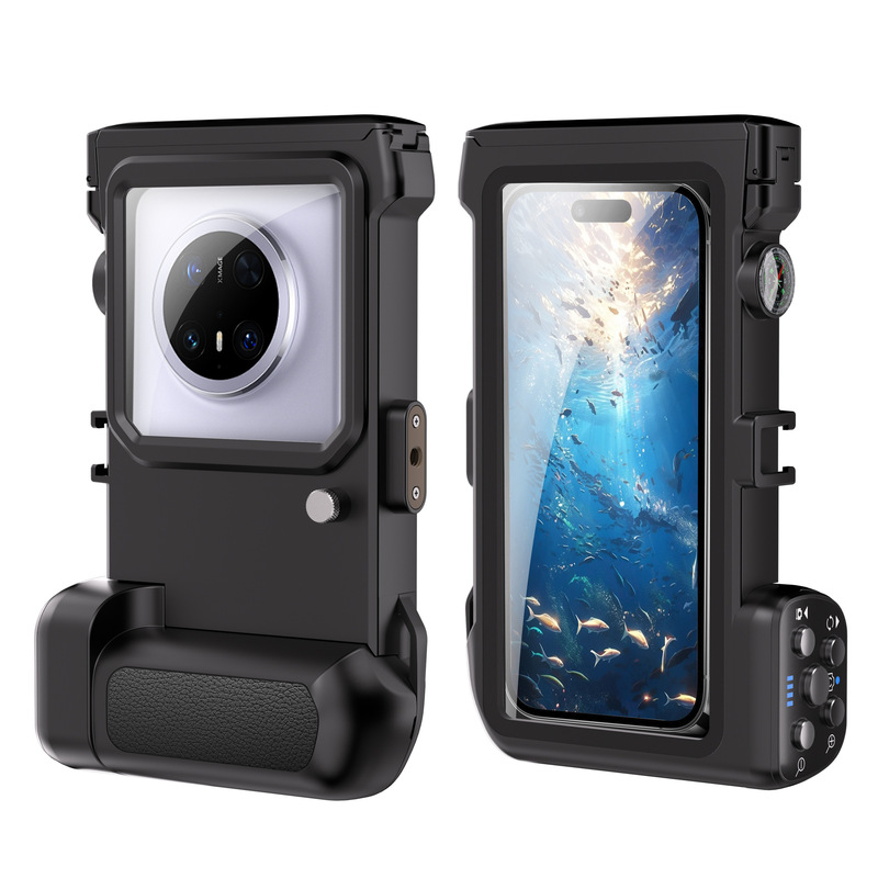 Cross-Border New Product Compatible with Apple and Samsung Flat-Screen Models, Underwater Photography Bluetooth Remote Control Handle, Diving Phone Case Cross-Border New Product Compatible with Apple and Samsung Flat-Screen Models, Underwater Photography Bluetooth Remote Control Handle, Diving Phone Case
