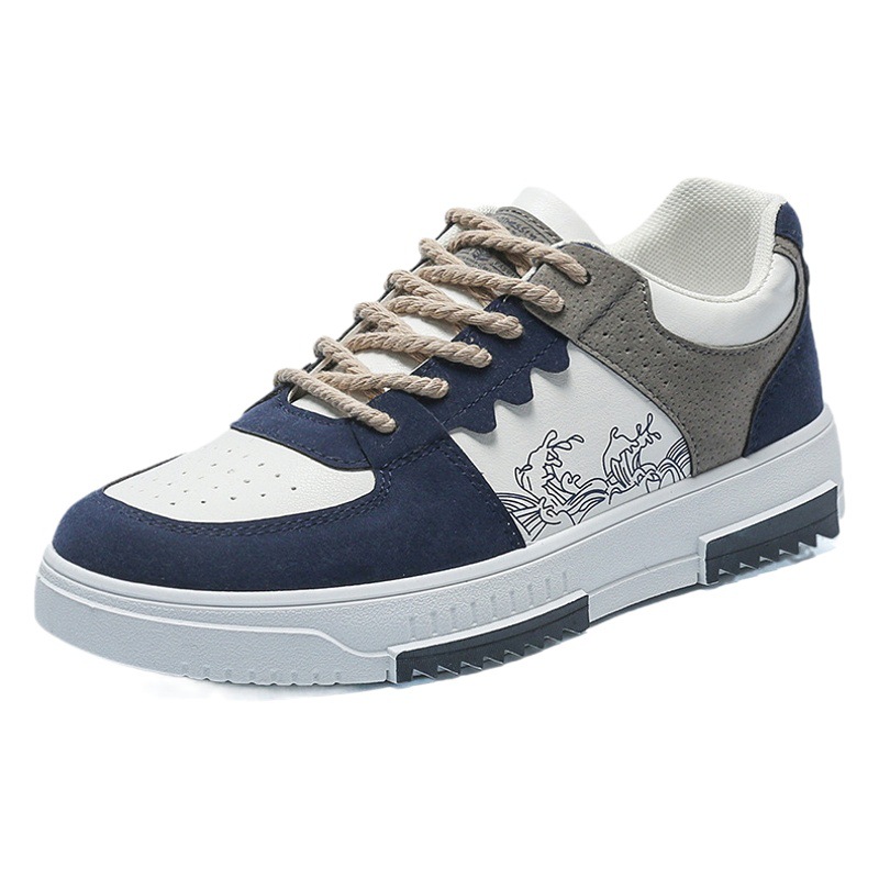 Zapatos de verano para hombres 2024 Nuevos deportes versátiles transpirables zapatos de tablero bajo casuales zapatos de moda de diseño de nicho de marca de moda para estudiantes