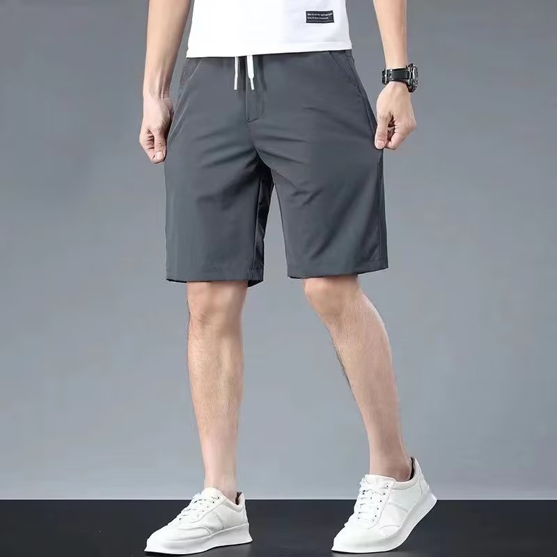 24 colores personalizados logotipo japonés pantalones cortos para hombres de verano delgados deportivos casuales sueltos ventilados para hombres