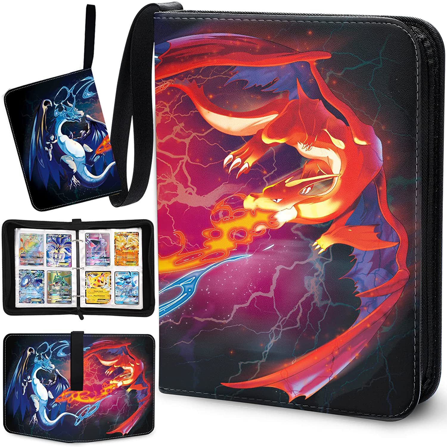 FUENTE fabricante en stock suministro baokemeng juego tarjeta colección libro Magic Baby Tarjeta de cremallera libro de almacenamiento