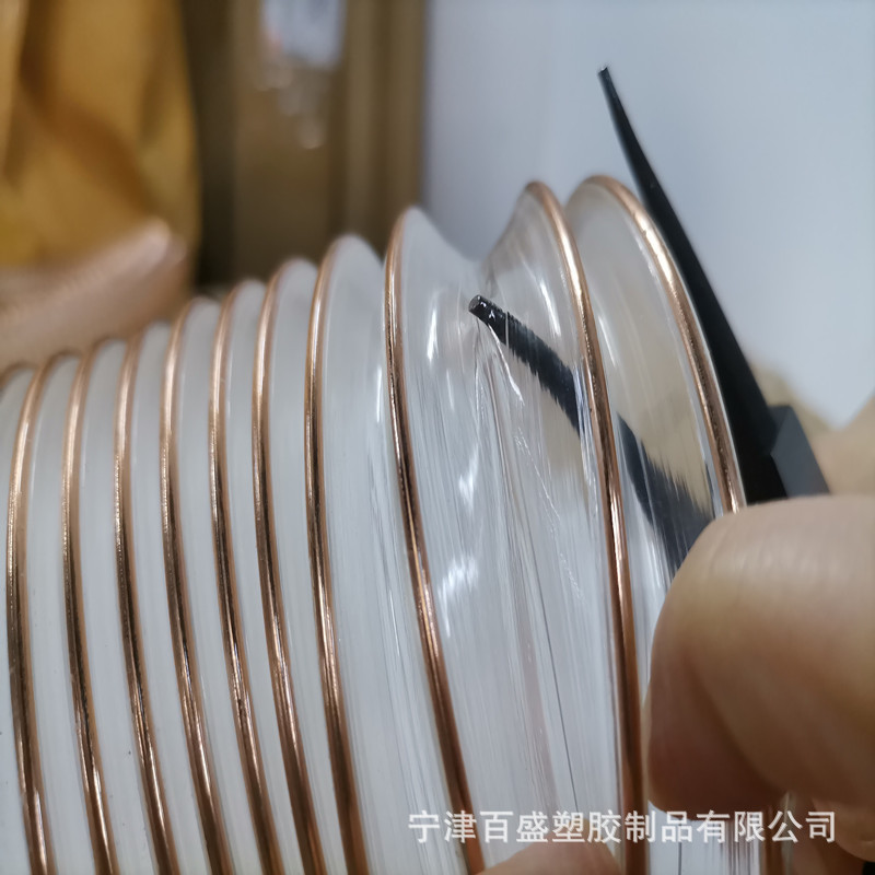 风机排风管钢丝伸缩管 耐负压风机用通风软管