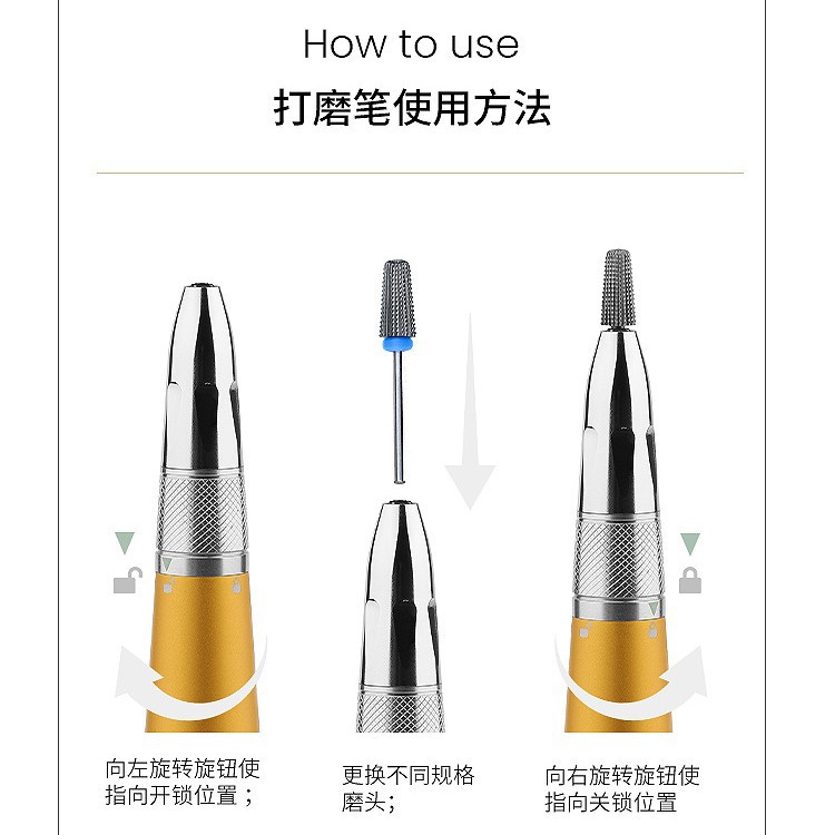Stardim era pincelless inalámbrico nail polisher para eliminar la piel muerta nail polisher herramienta de manicuras máquina de pulido portátil