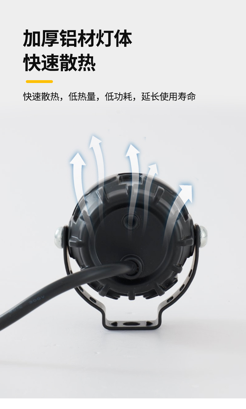 Cross-Border Motorcycle Spotlights, Strong Light Strobe Lights, Far and Near Yellow and White Light Headlights, Cannon Spotlights, Electric Vehicle Lights
