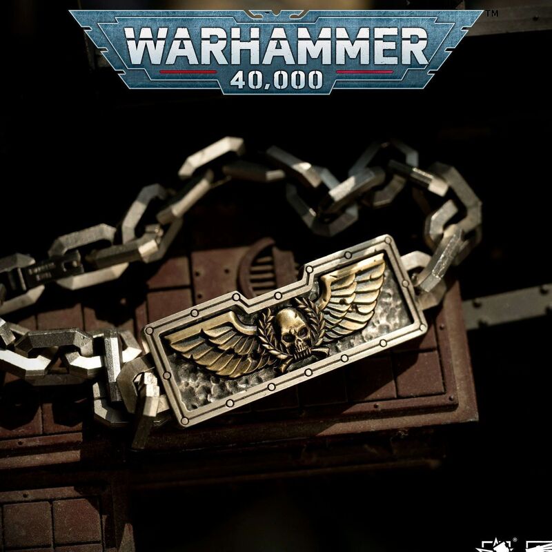 Warhammer 40K Peripheral Bracelet Imperial Belief Nameplate Hand Jewelry